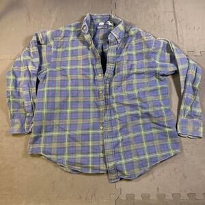 lands end plaid long sleeve